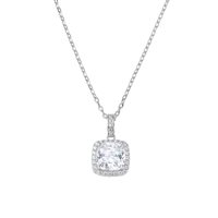 Collier Amen Femme Lady in Argent Zircone CLQUABBBZ